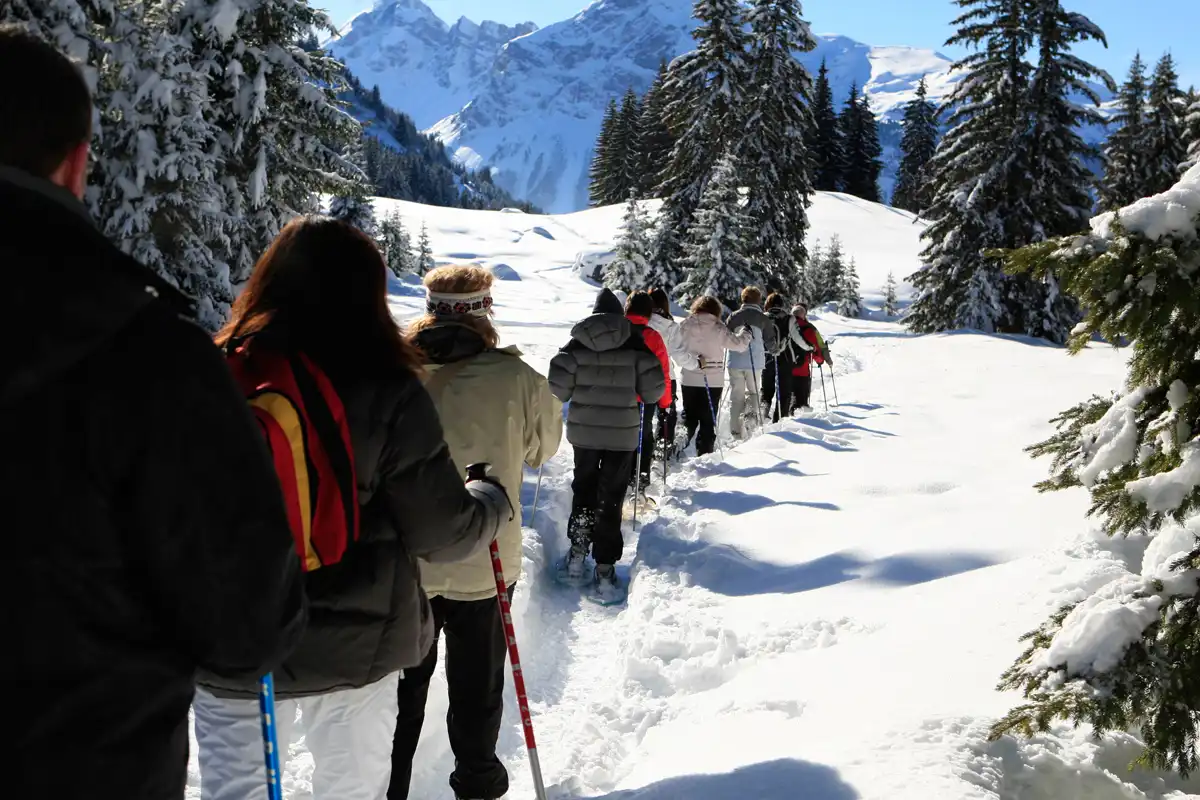 Snowshoeing