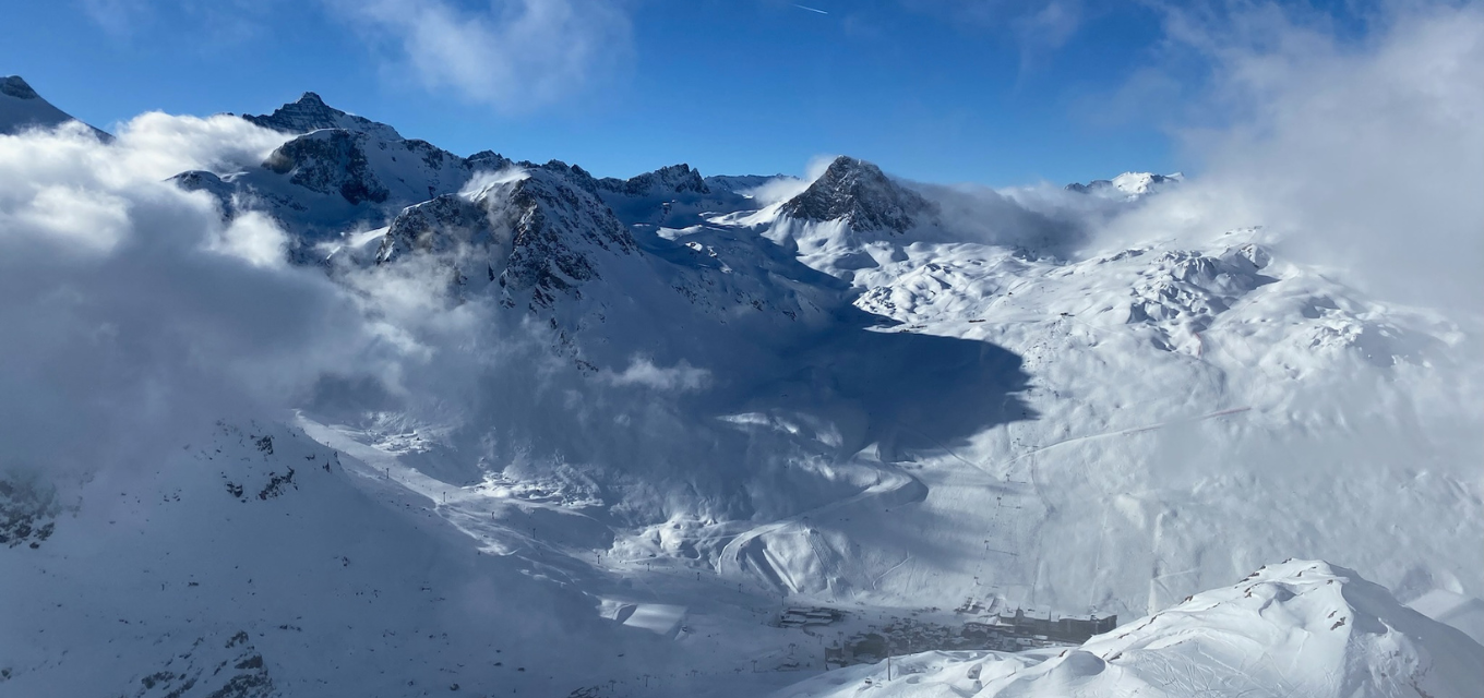 View Of Val Claret Above Clouds