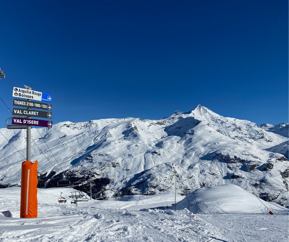MF BLOG View Of Sign Post Of Tignes 1800