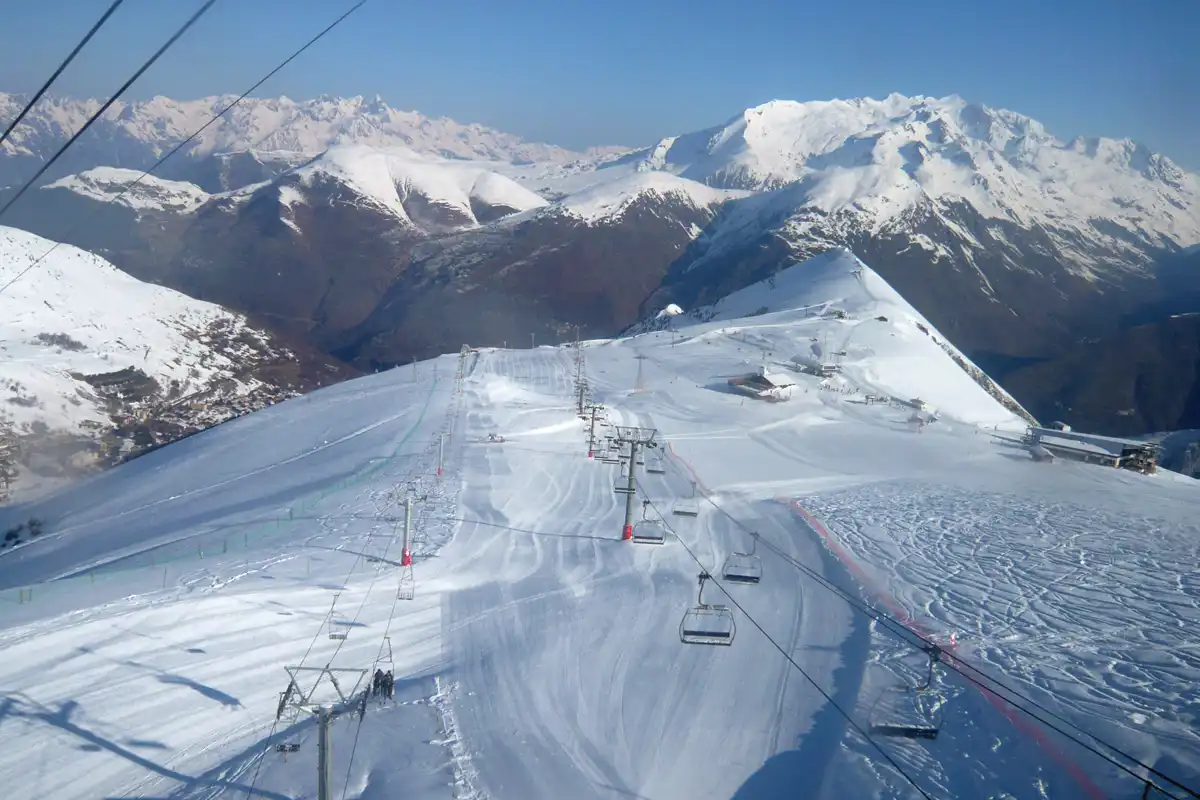 Top 5 Blue Pistes: View from Jandri Express