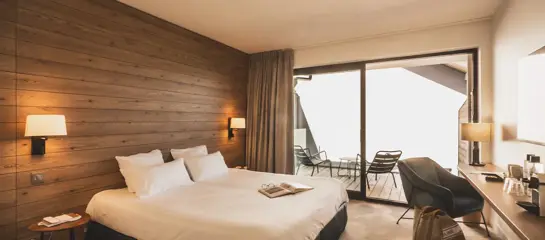 Double room garden view sleeping 2 (c.25m2):
