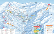 Les Menuires / Saint Martin de Belleville piste map