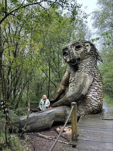 Arvid - Troll Sculpture by Thomas Dambo in Belgium