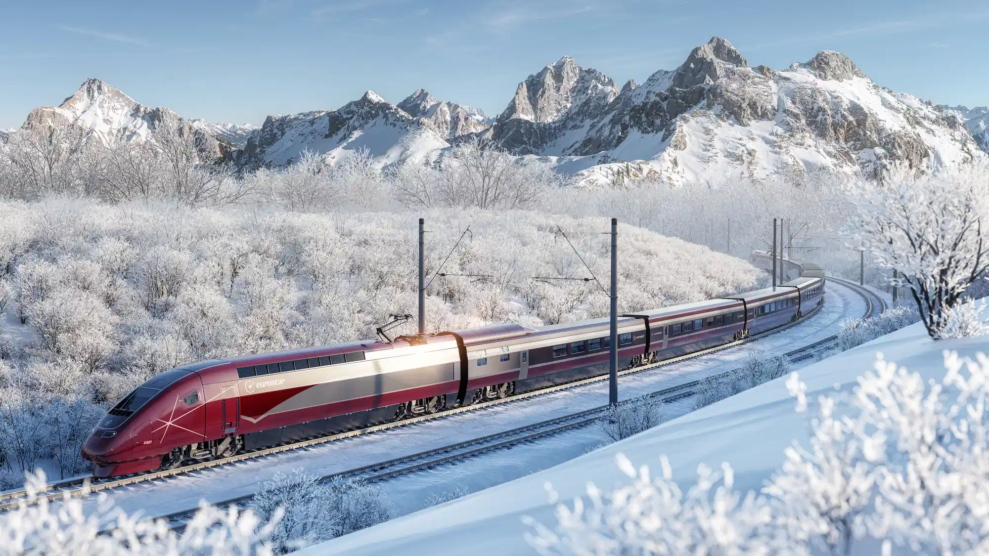 Eurostar Snow 0867 Lunaus Train Cam Zima 0001