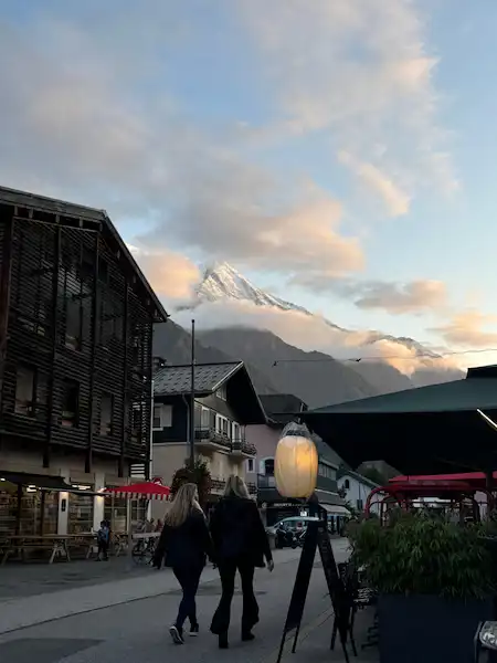 Chamonix Resort Centre In Summer