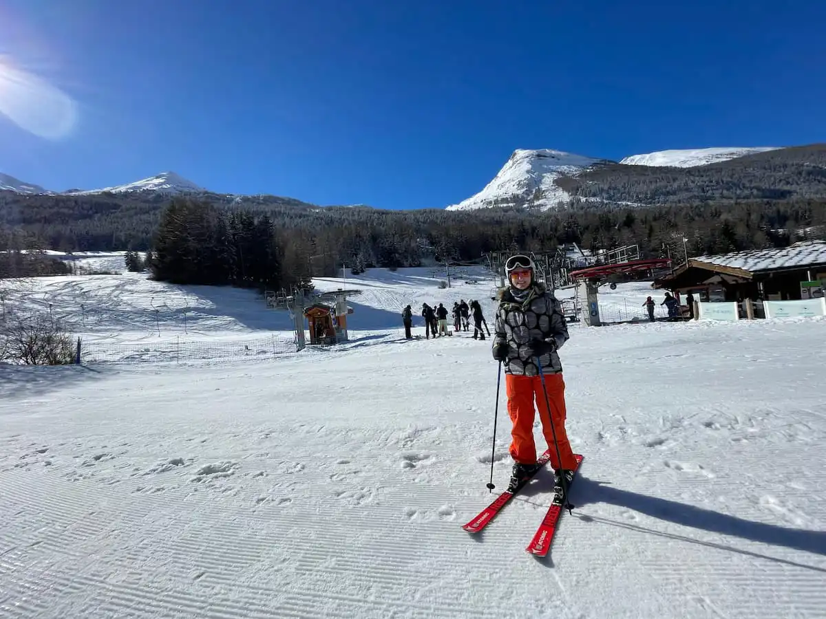 Nicola On Skis In Val Cenis